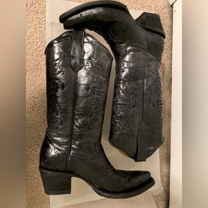 Circle G Womens Filigree Western Boots size 8